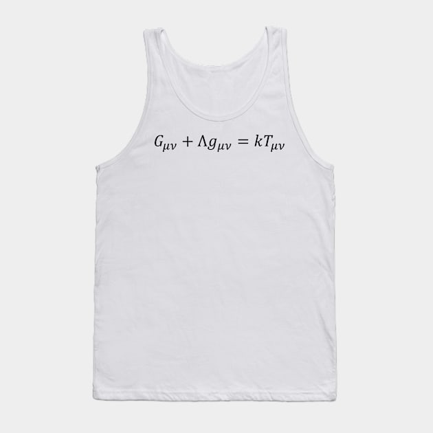 Einstein Field Equation Of General Relativity Tank Top by ScienceCorner